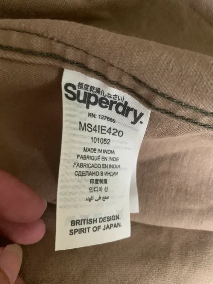 Veste Superdry militaire taille M manches courtes - photo numéro 17