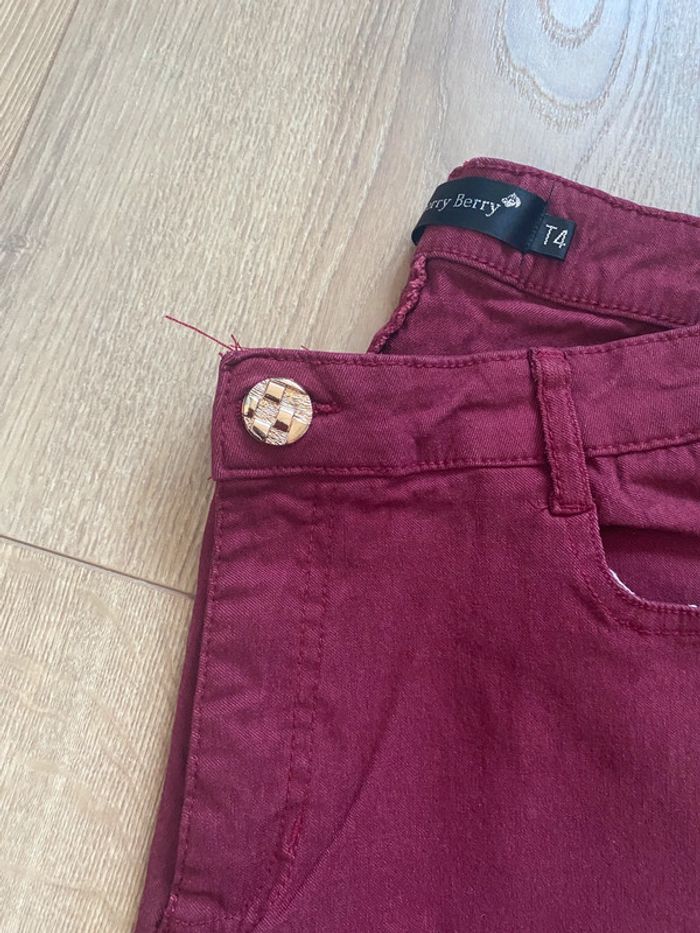 Pantalon slim taille 42 avec élasthane - photo numéro 2