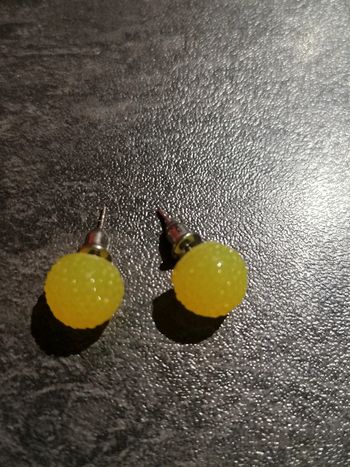 Boucles d oreilles puce 👂