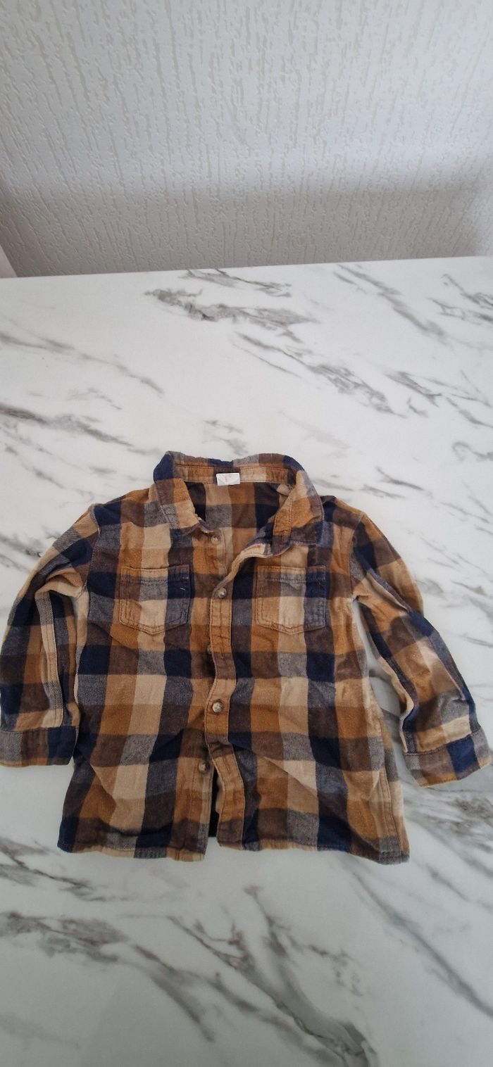 Chemise hiver carreaux
