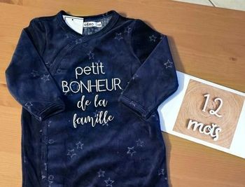 NEUF(non porté 🏷💙😍superbe  pyjama 12 mois garçon  ou mixte💙💙😍🤩