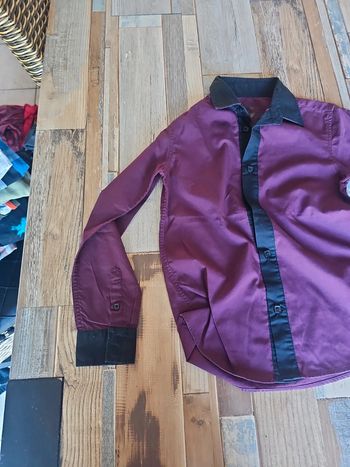 Chemise longue manche garçon taille 10 ans sans marque