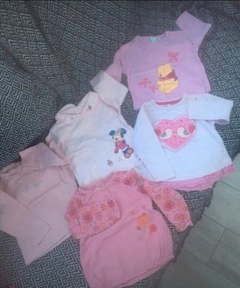 Lot teeshirt manches longues