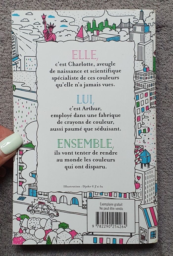 Roman d'amour fantastique, format poche "Les Crayons de couleur" / J'ai Lu - photo numéro 2