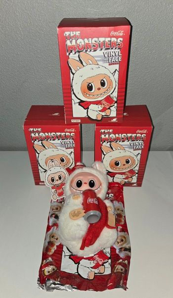 Neuf labubu collection coca cola pop mart