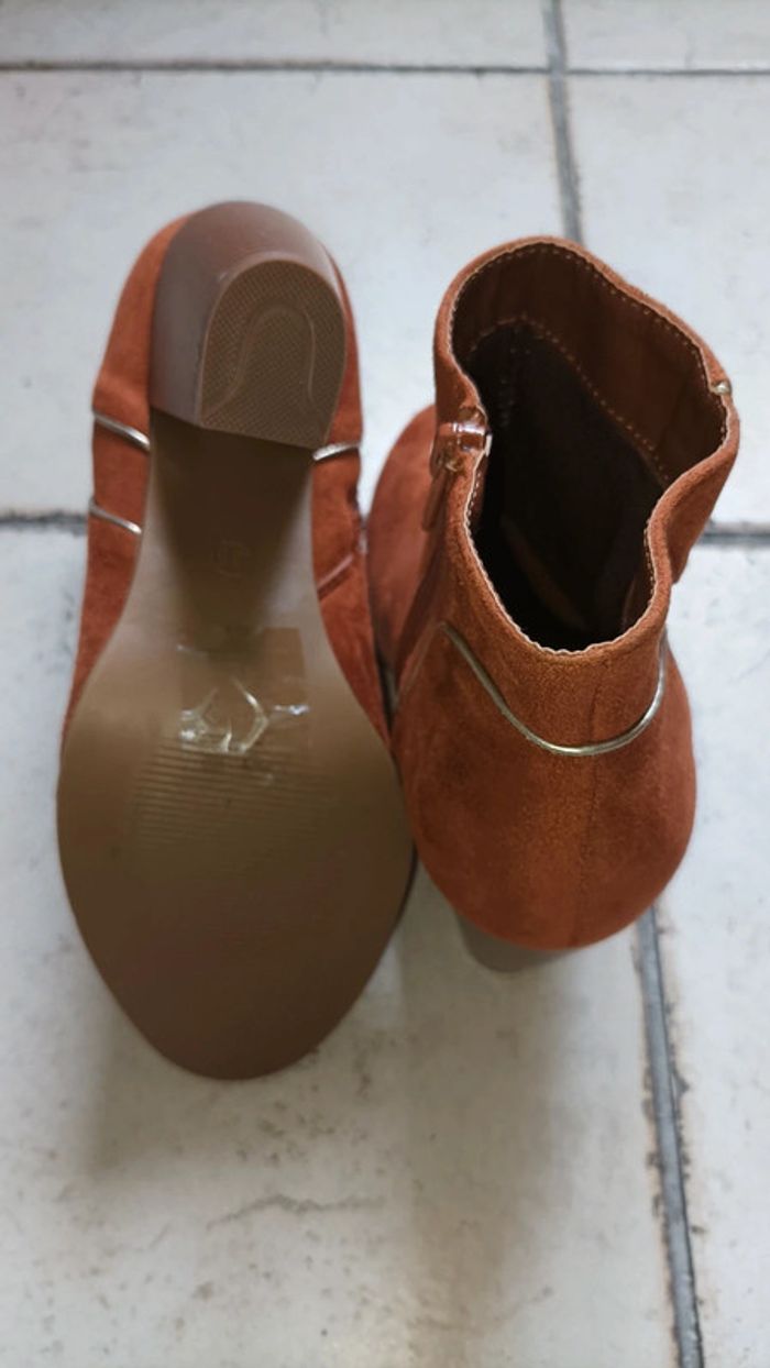 Bottines femme marron - photo numéro 5