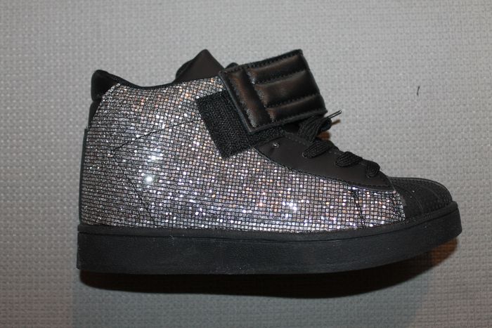 basket à paillettes noir 35