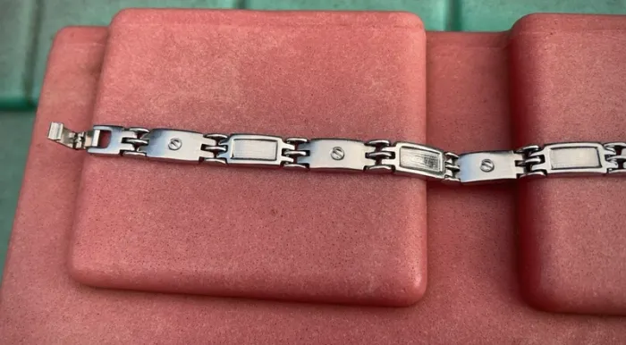Bracelet acier blanc L316 - photo numéro 3