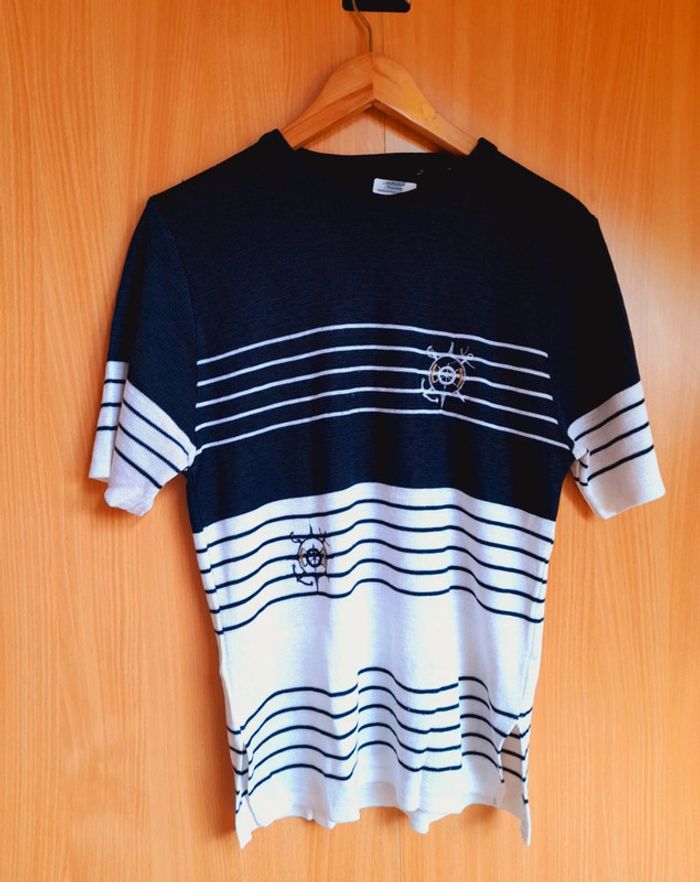 Tshirt à rayures en laine pour hiver protège du froid taille unique