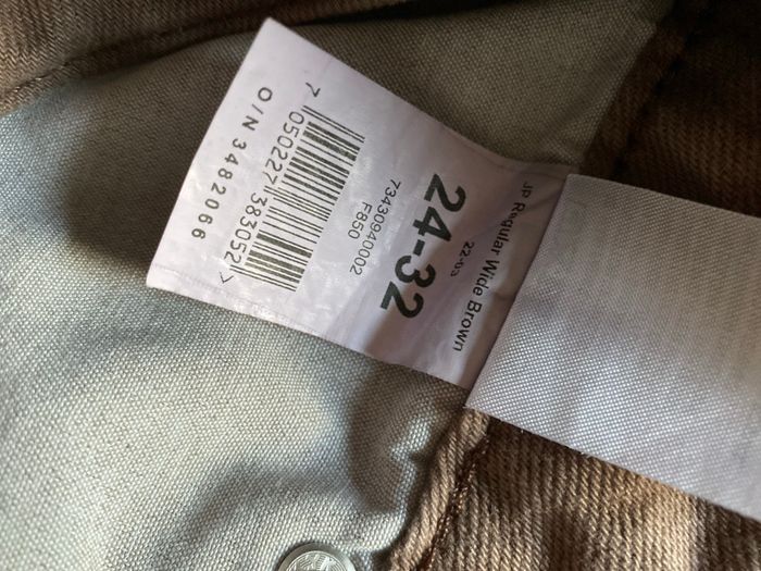 Jeans marron denim pattes d'éph W24 L32 Carlings - photo numéro 4