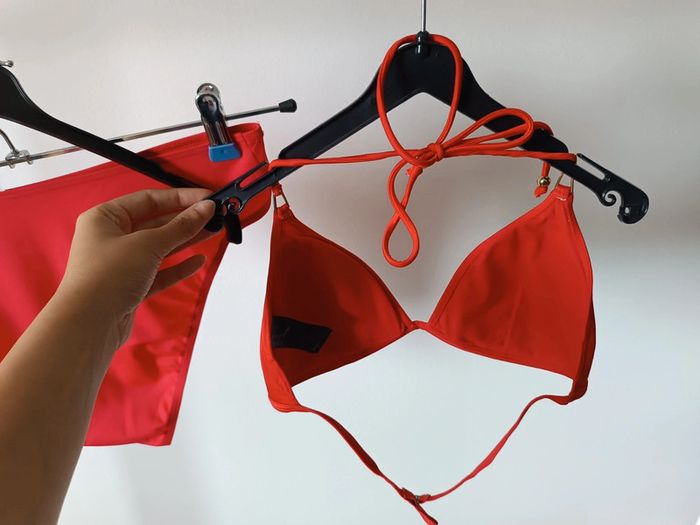 Bikini rouge doublé - taille 42 - H&M - très bon état - photo numéro 5