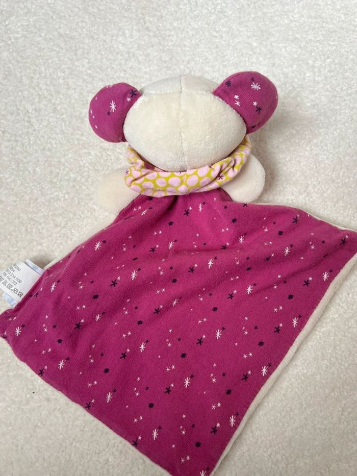 Doudou plat souris rose Vertbaudet - photo numéro 3