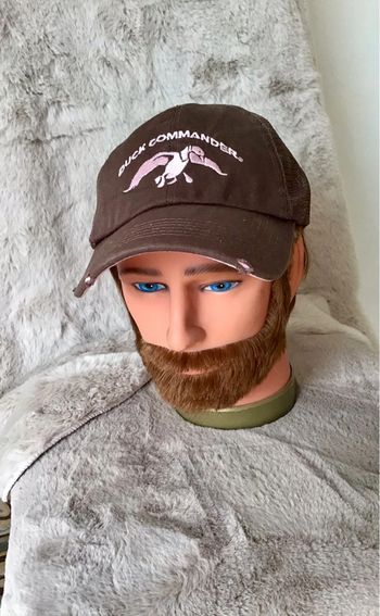 Casquette marron et rose Duck commander taille unique (0224)