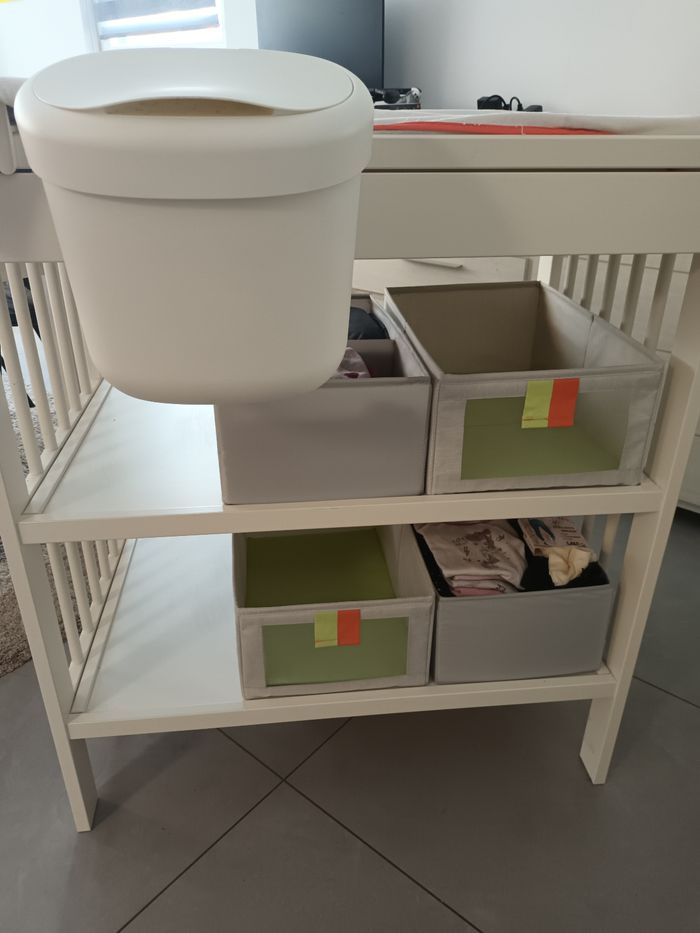 Table à langer IKEA Gulliver en bois blanc - photo numéro 2