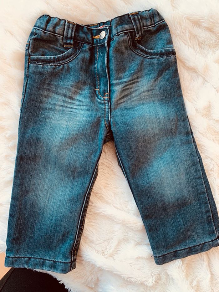 Lot 2 pantalons 18 mois hiver + chaussettes montantes DPAM - photo numéro 2