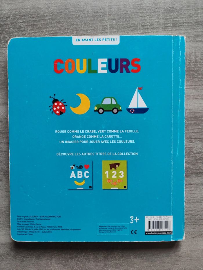 Livre pour apprendre les couleurs Hatier jeunesse - photo numéro 2