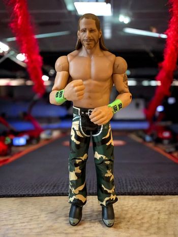 Figurine Wwe Mattel Basic Hbk Shawn Michaels DX Camo 2010 Wrestling Degeneration