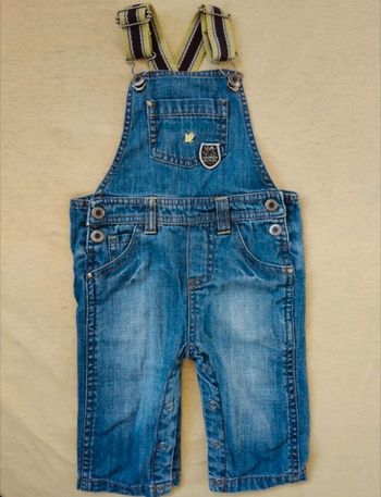 Salopette en jean bébé garçon 6 mois