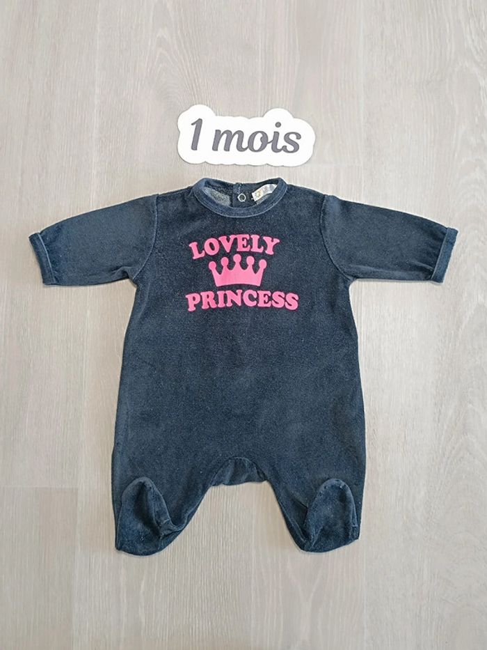 Pyjama bébé fille taille 1 mois - photo numéro 2