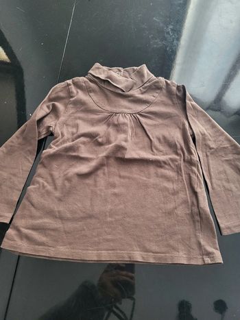 Sous pull marron zara 2 ans