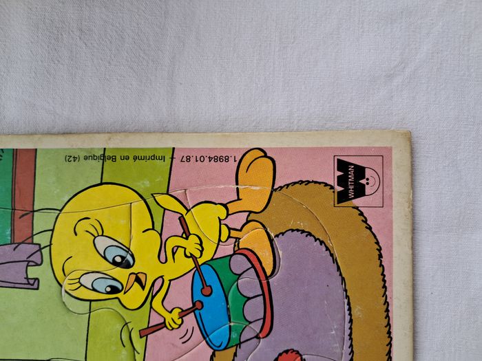 Baby puzzle whitman Titi et grosminet 1987 Warner Bros vintage - photo numéro 2