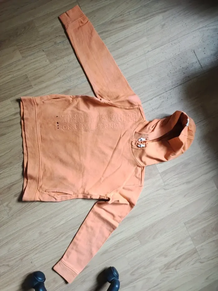 Sweat-shirt Teddy Smith orange - photo numéro 2