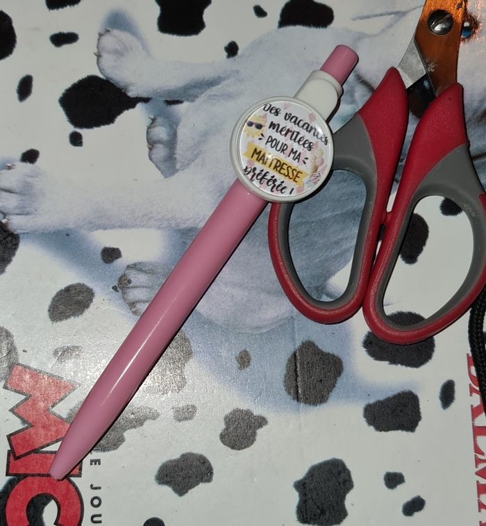 Stylo maître maîtresse nounou atsem aesh - photo numéro 3