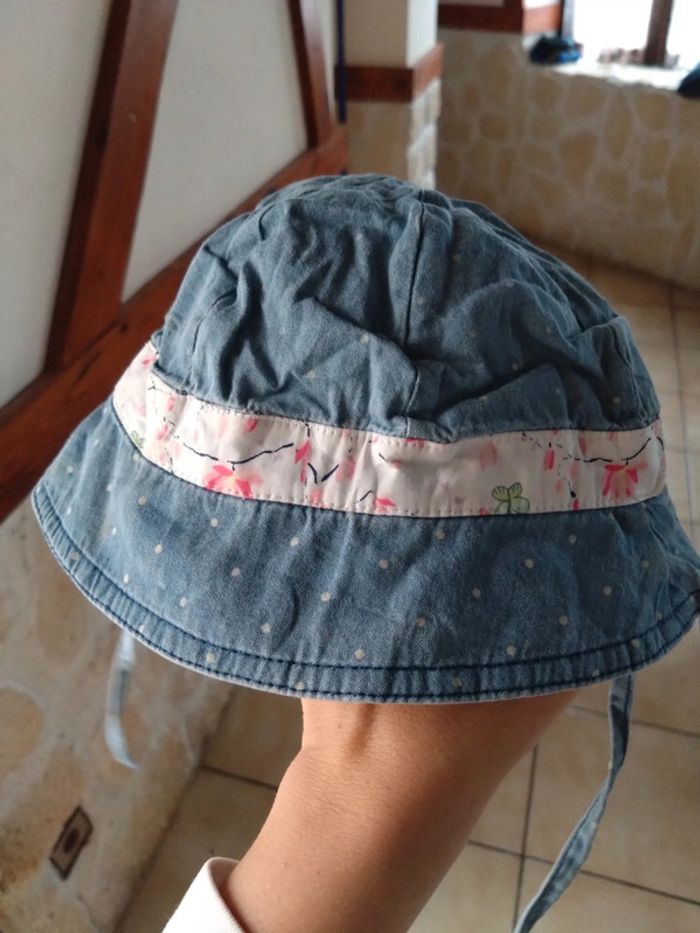 Chapeau d été bébé fille 12 a 24 mois sergent major - photo numéro 2