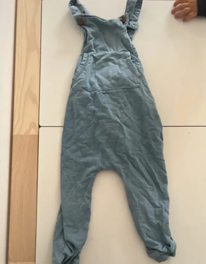 Salopette bleue mixte 86/92 cm - Comme neuve - photo numéro 4