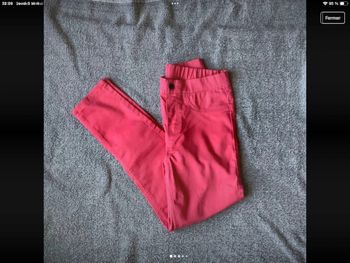 Pantalon / jeggings rose taille S