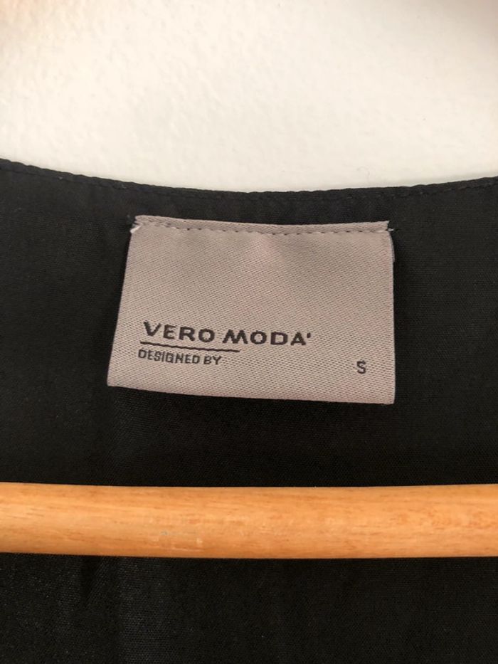 Robe noire et sequins dorés Vero Moda Taille S - photo numéro 6