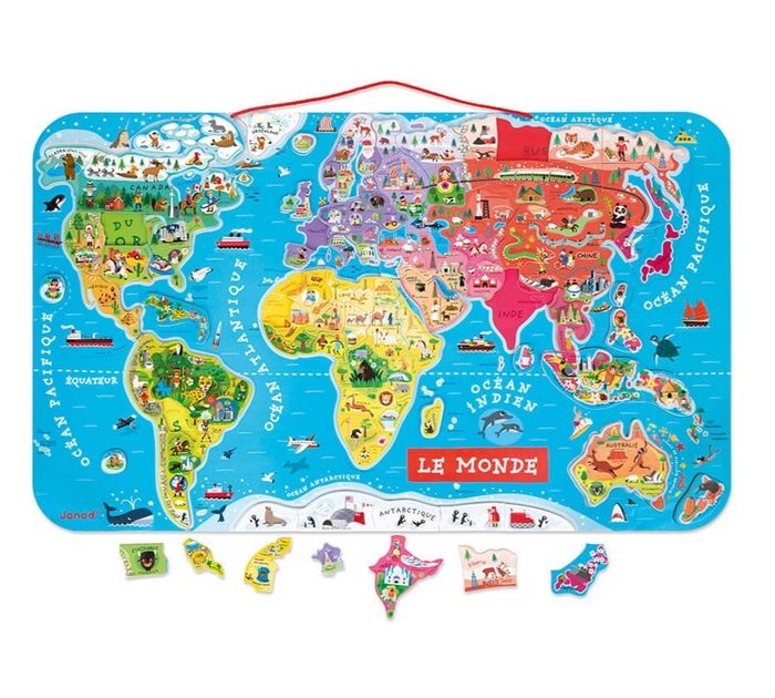 Puzzle magnétique en bois NEUF