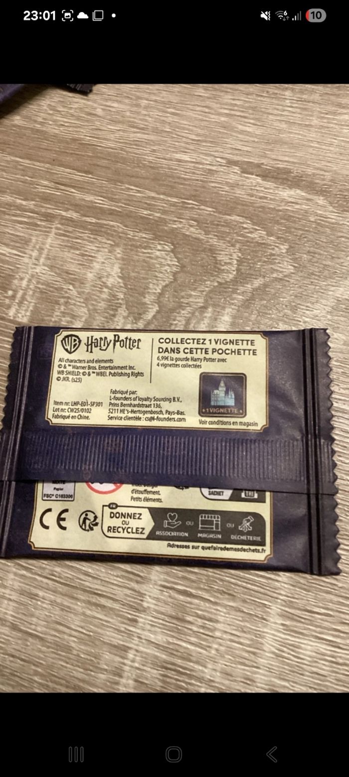 125 pochette fixeez Harry Potter Super U neuf - photo numéro 4