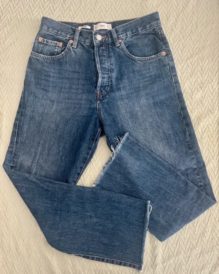 Jeans large taille haute Mango taille 36 - photo numéro 2