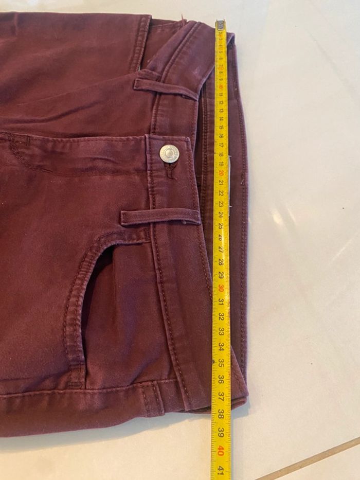 Jeans Lévis super skinny bordeaux L30W30 - photo numéro 8