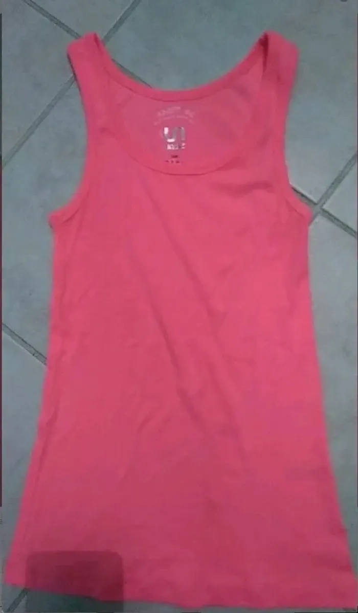 Débardeur rose UNDIZ - Taille S - "Adopt Me"