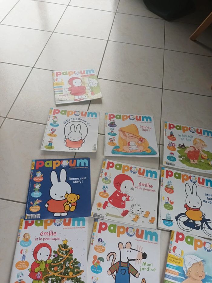 Lot de 10 livres pour enfants de 1 à 3 ans Papoum - photo numéro 2