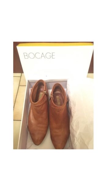 Bottines Bocage beige