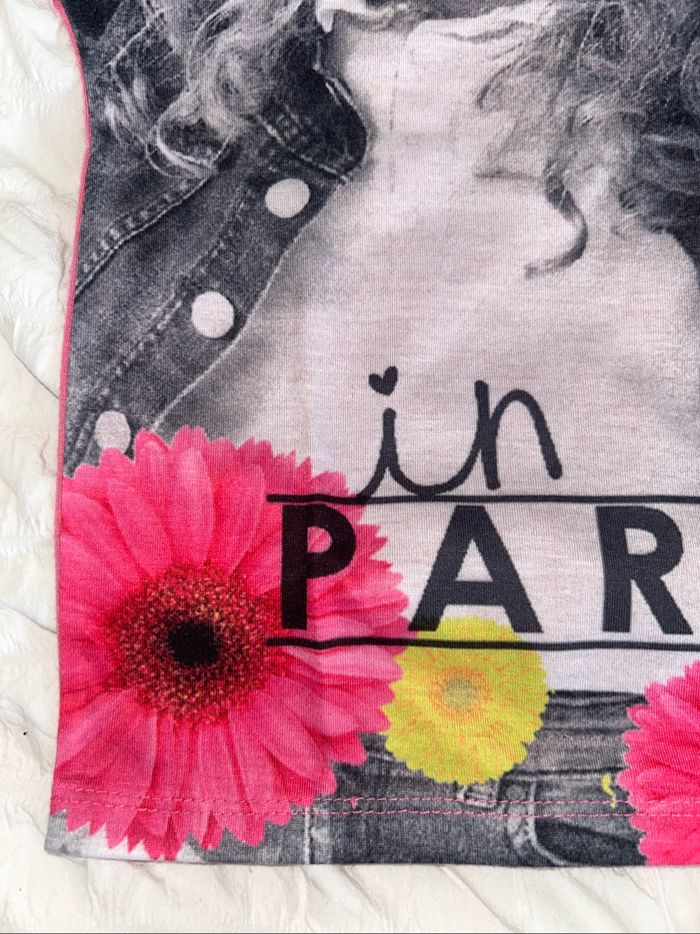 T-shirt princesse Paris 5ans - photo numéro 3