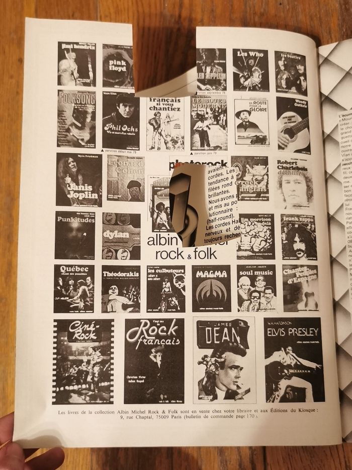 Ancien magazine rock & folk couverture David Bowie 1979 vintage - photo numéro 8