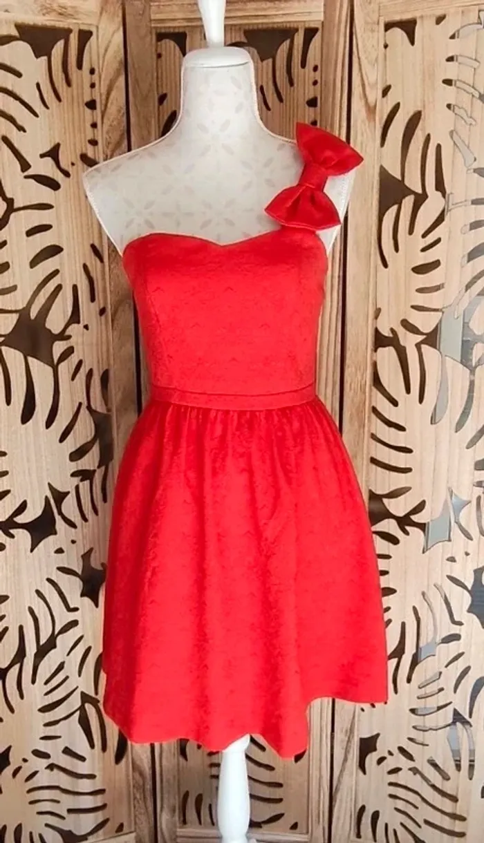 Robe bustier, noeud T36 Naf Naf