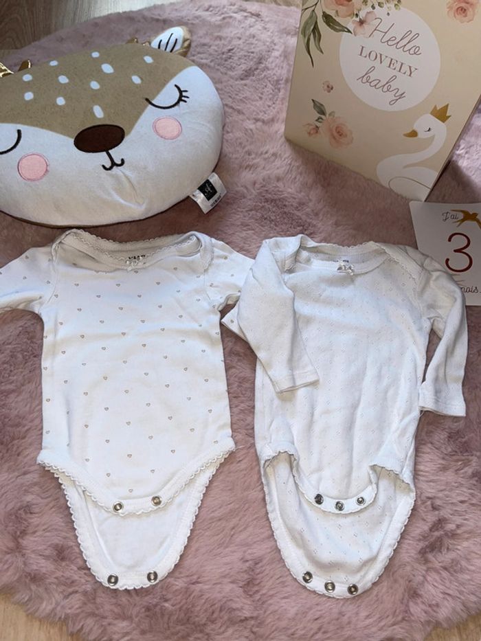 Lot de 2 body kiabi 3 mois - photo numéro 2