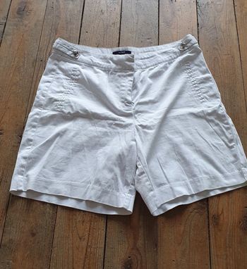 Short en jean blanc kiabi