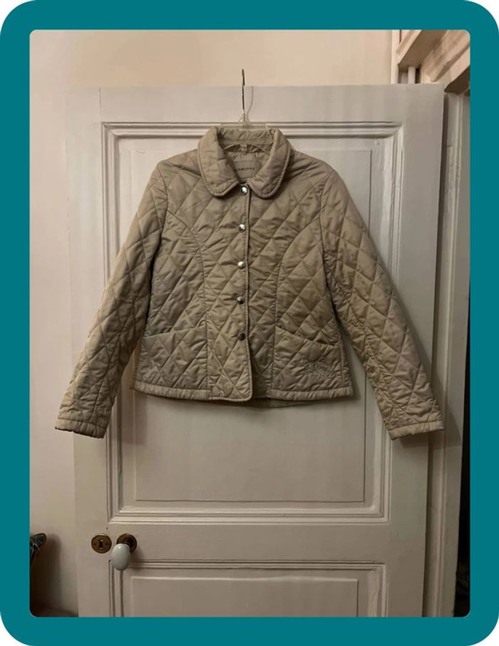 Veste matelassée beige 12 ans - Burberry