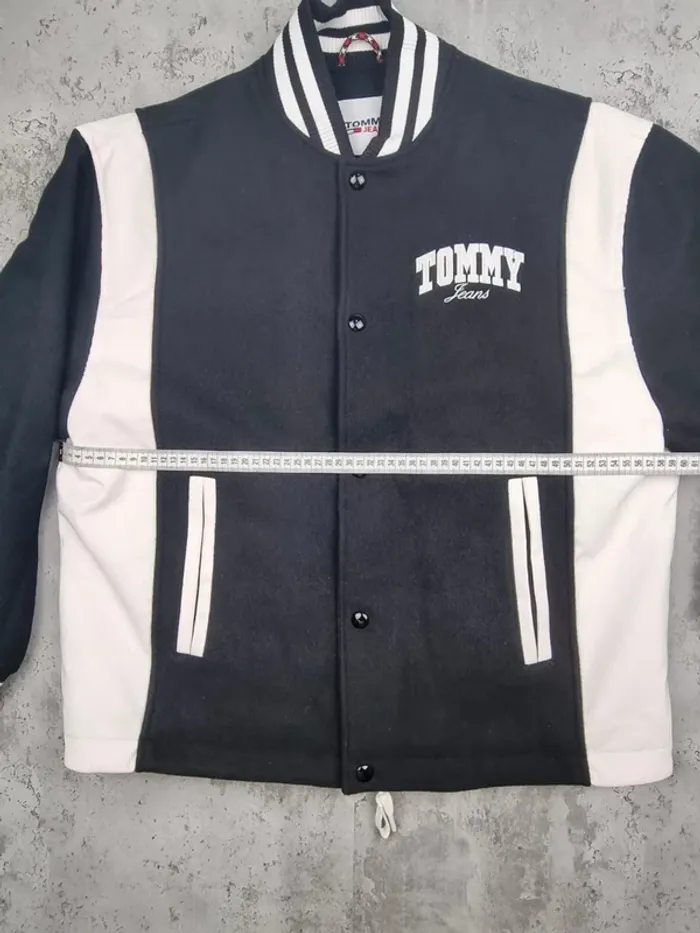 College Jacket Tommy Jeans noir, S Hommes - photo numéro 11