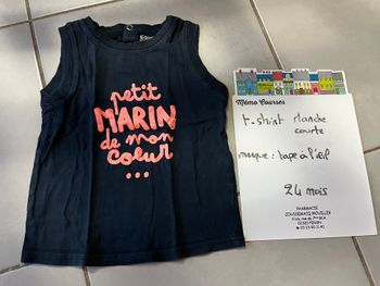 Debardeur garçon 24 mois