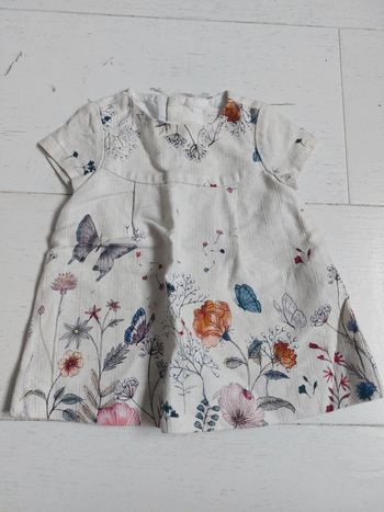 Robe manches courtes Zara Taille 3/6 mois