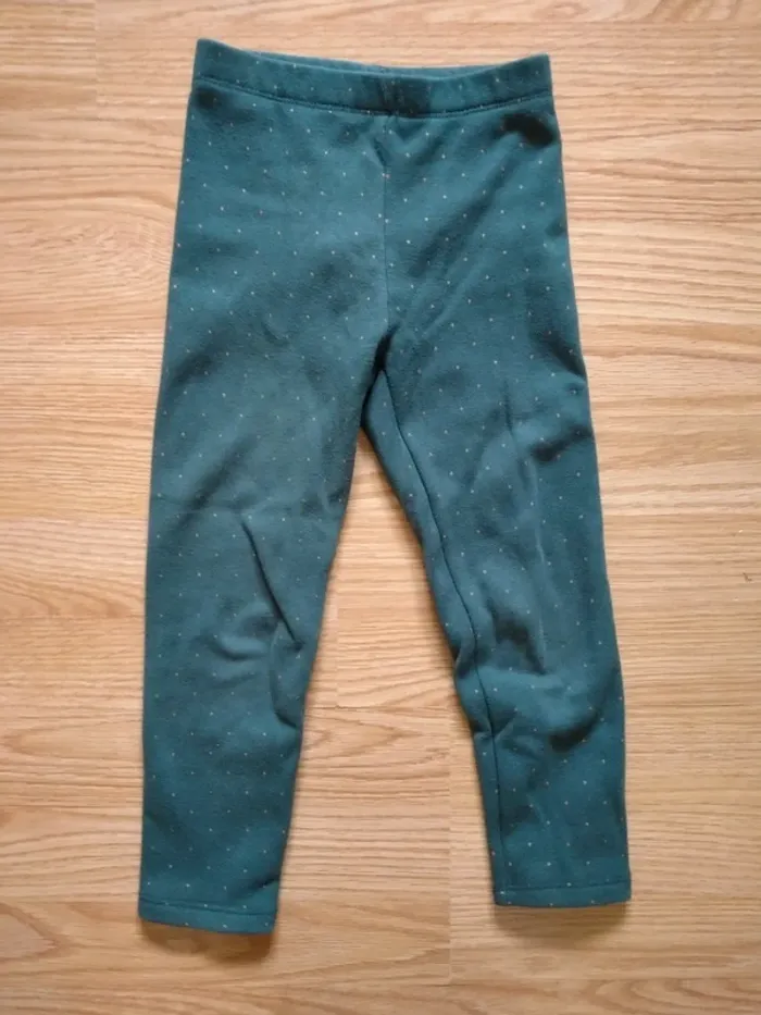 lot de 2 leggings molletonés. Kiabi. filles. taille 5 ans - photo numéro 6