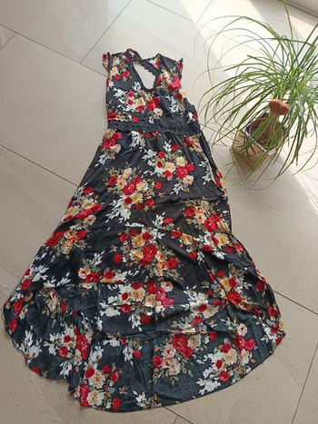 robe mi longue asymétrique 