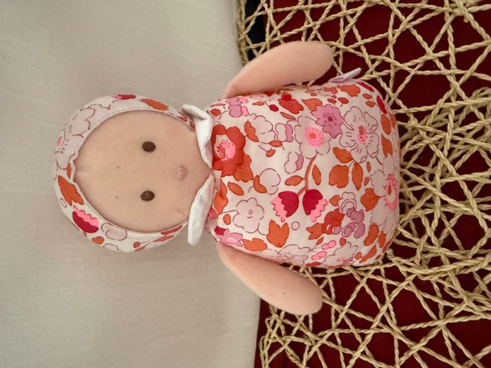 Doudou Jacadi poupée Joséphine liberty Betsy - photo numéro 2